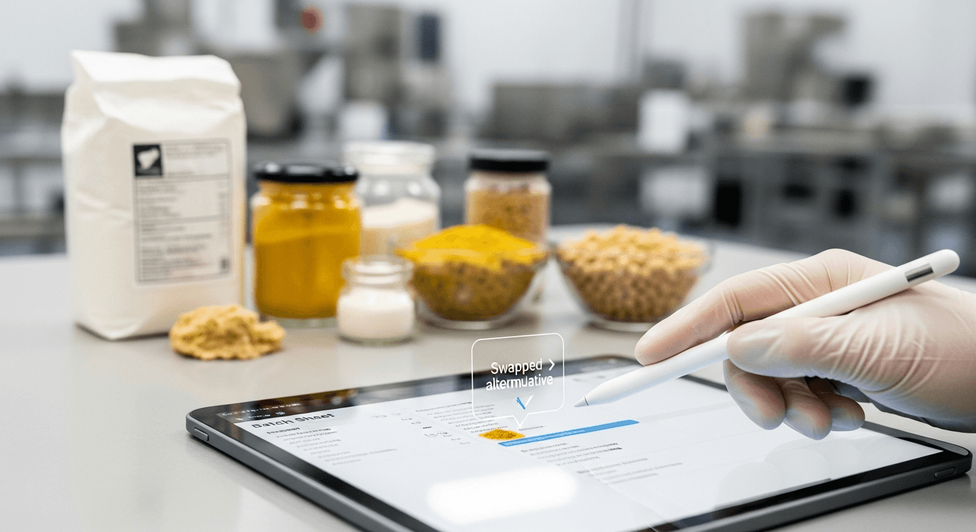 Featured image for article: Localising the Batch: Real-Time Reformulation for Imported Ingredient Shocks